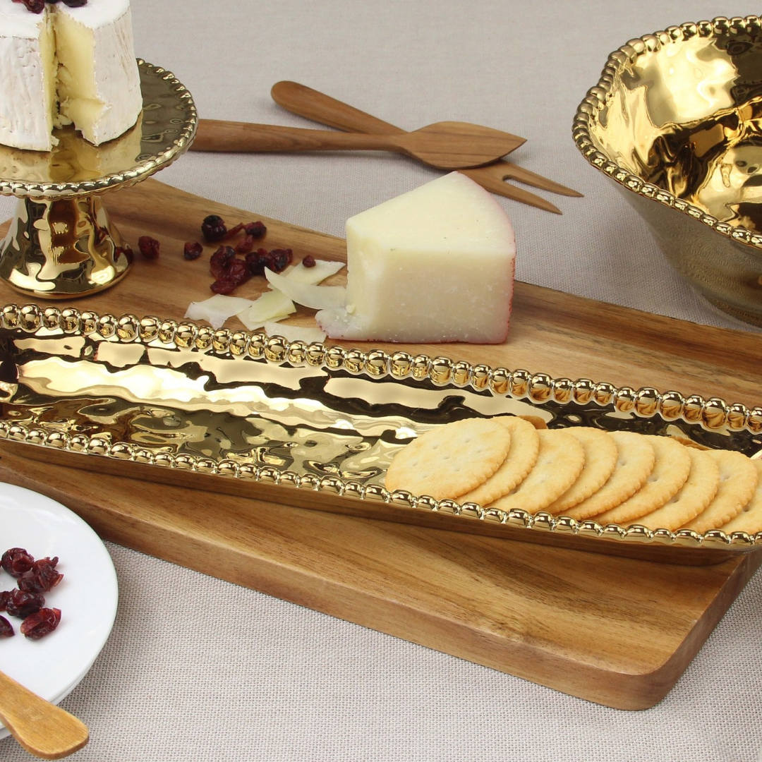 Gold Cracker Tray