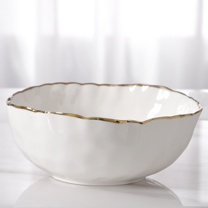 Gold Detail Medium Bowl