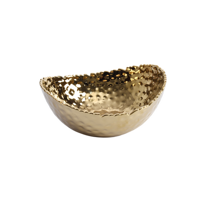 Medium Gold Porcelain Bowl